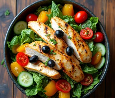 Večera za dijabetičare - mediteranska salata sa piletinom